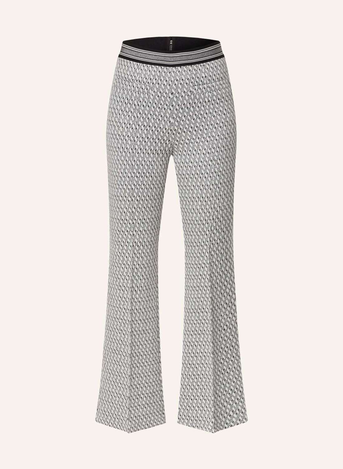 Брюки из блестящей пряжи