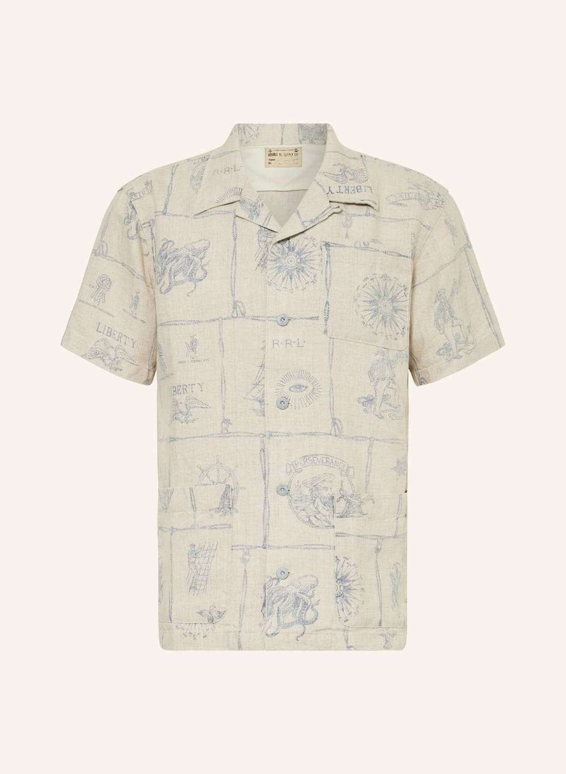 Курортная рубашка стандартного кроя