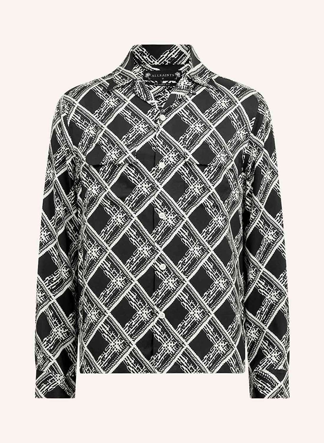 Рубашка свободного кроя GRID