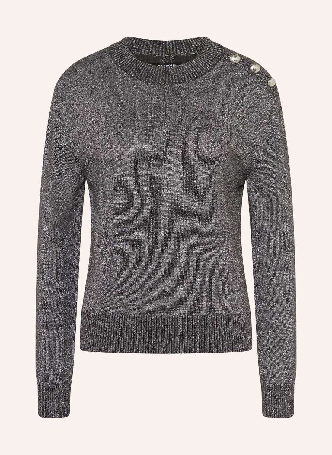 Свитер из блестящей пряжи JADE