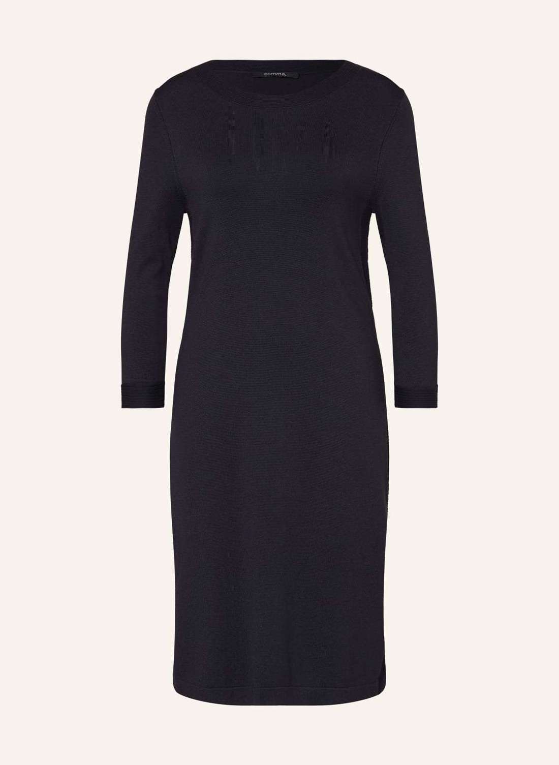 Трикотажное платье с рукавами 3/4.