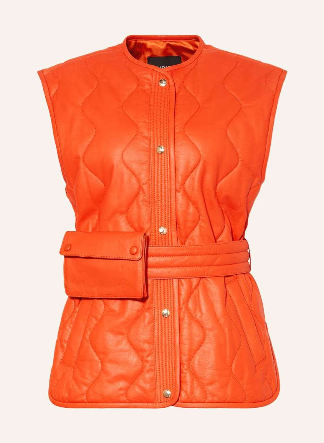 Кожаный жилет BODIL