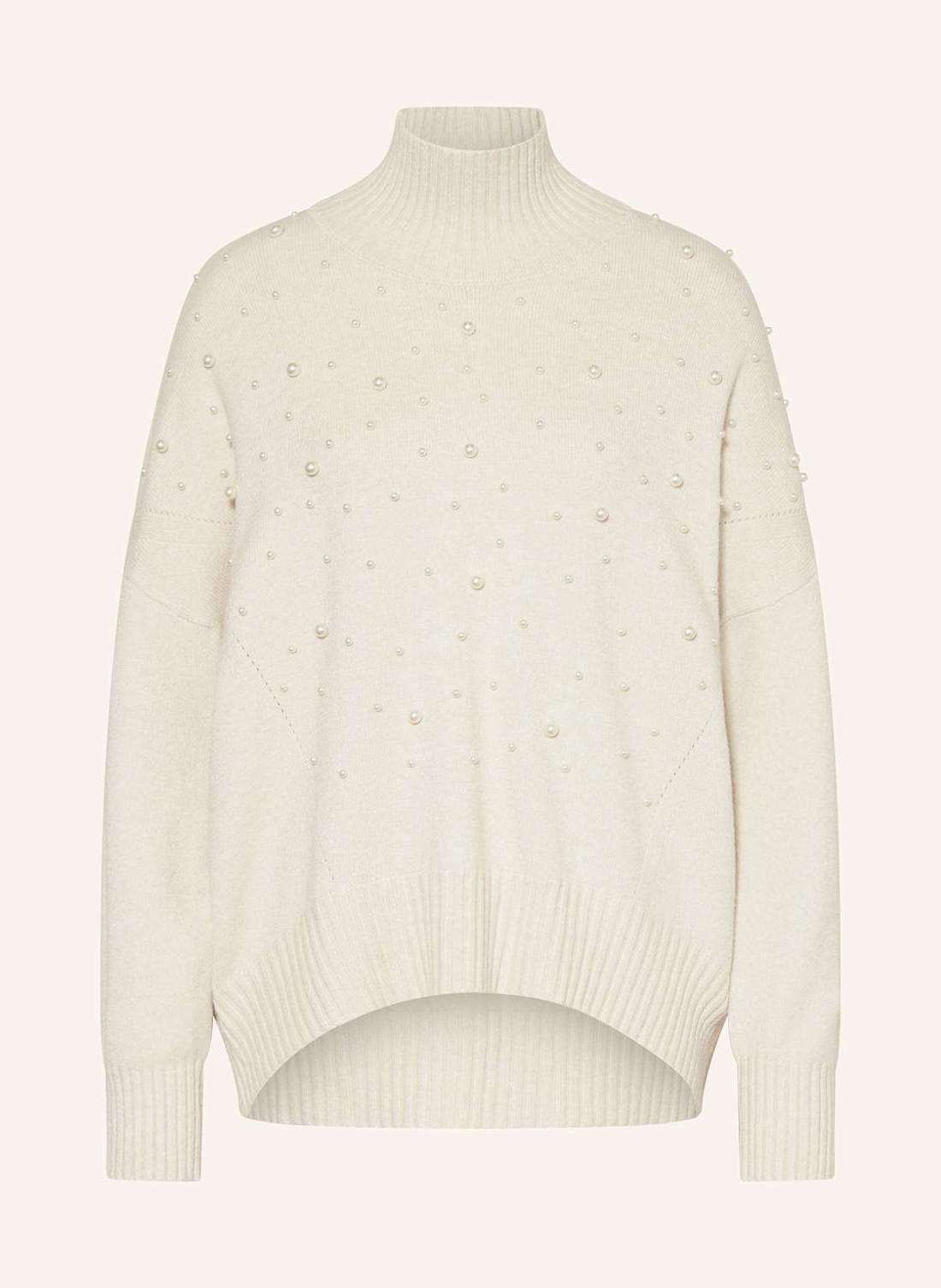 Свитер с декоративными бусинами