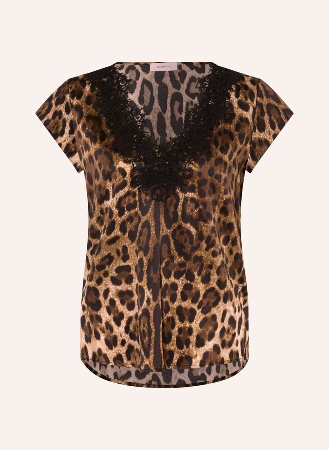 Шелковая футболка с кружевом