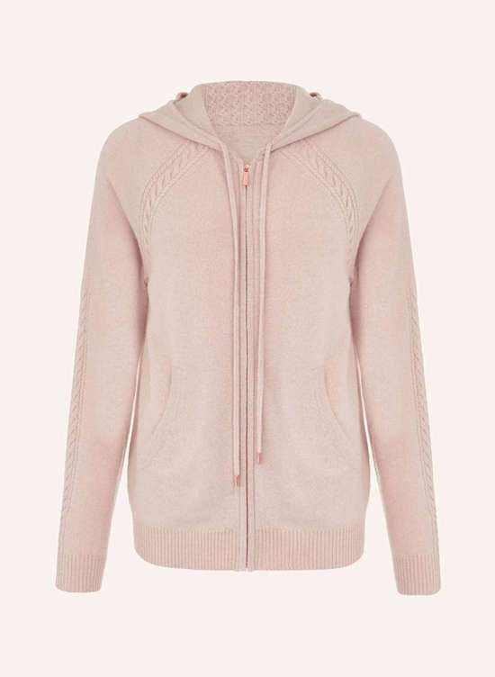 Куртка с капюшоном BRAIDED ELEGANCE