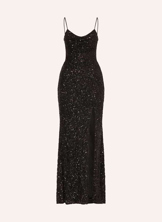 Вечернее платье с пайетками