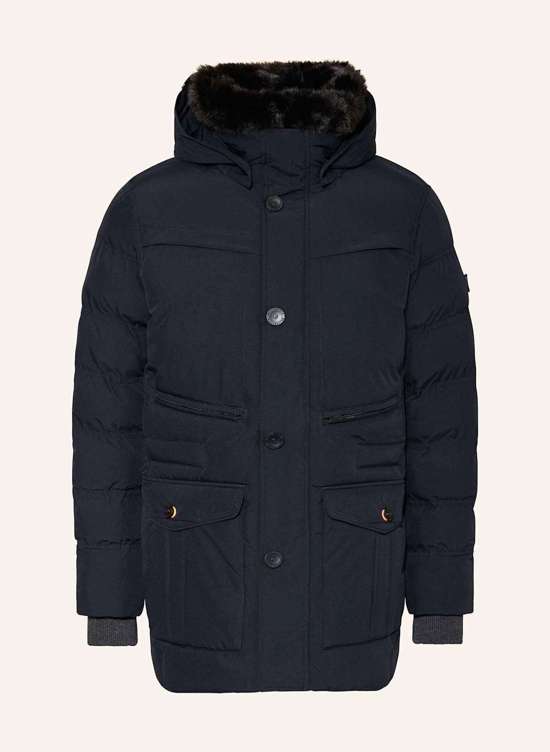 Парка со съемной отделкой из искусственного меха CASINO