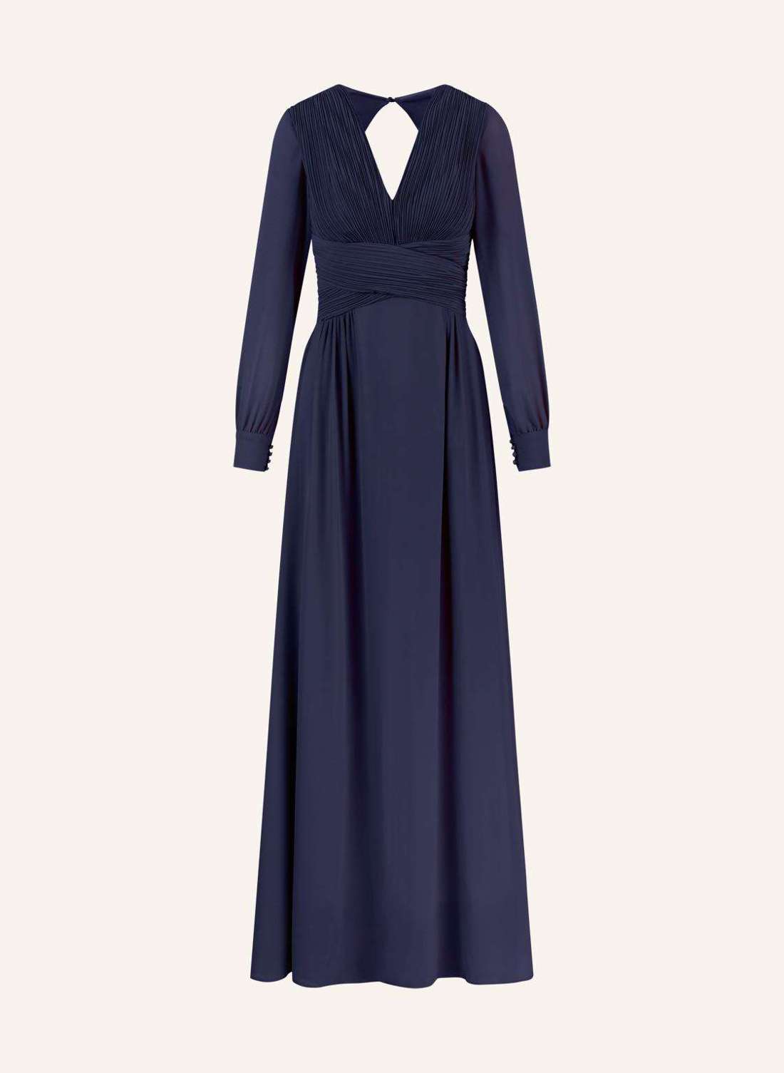 Длинное шифоновое платье