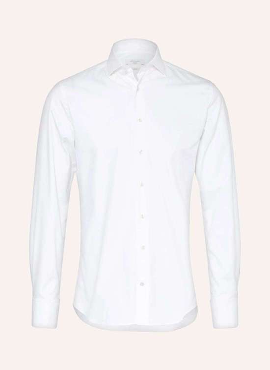 Рубашка приталенного кроя с отложными манжетами