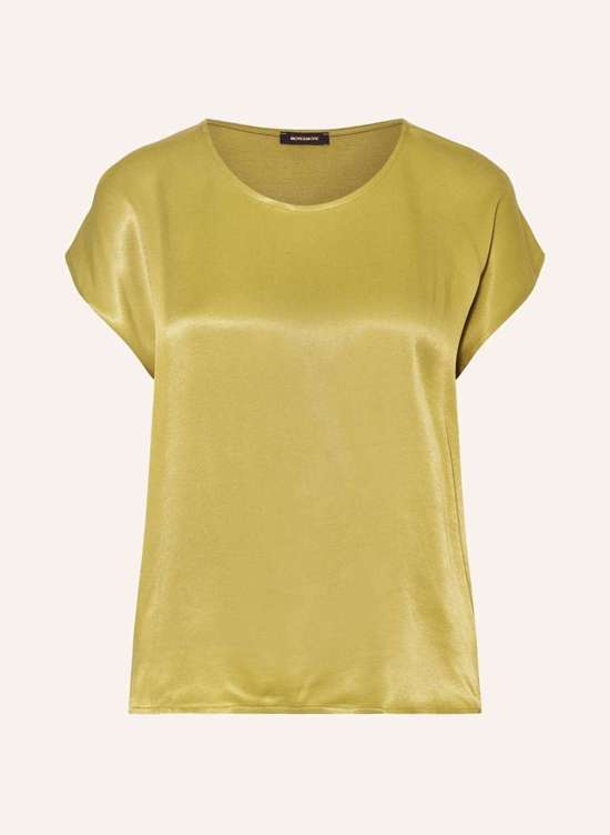 Атласная блузка-рубашка