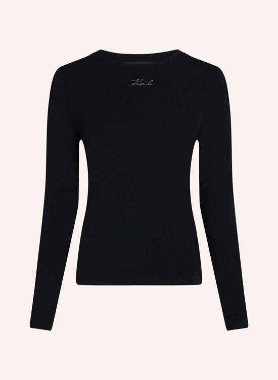 Топ из модала с длинным рукавом LANGÄRMLIGES MODAL-TOP