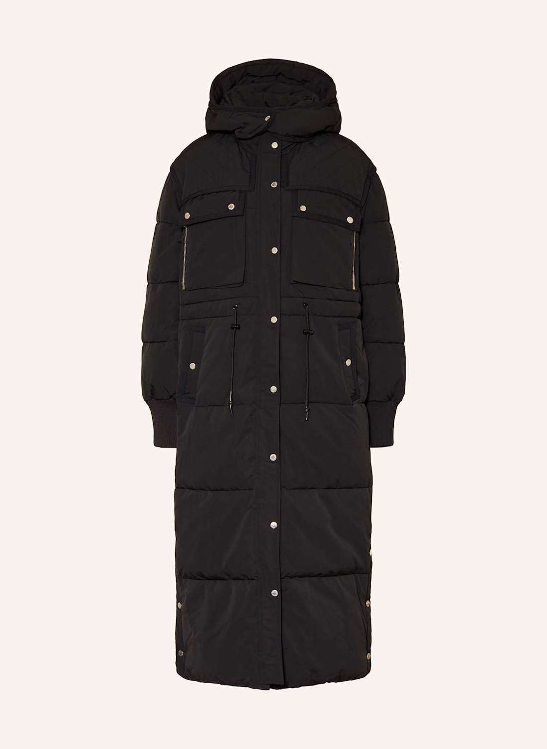 Пальто со съемным капюшоном