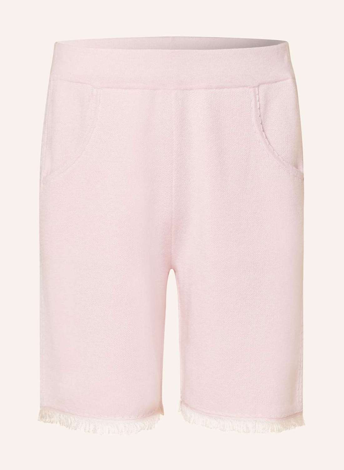 Трикотажные шорты с бахромой