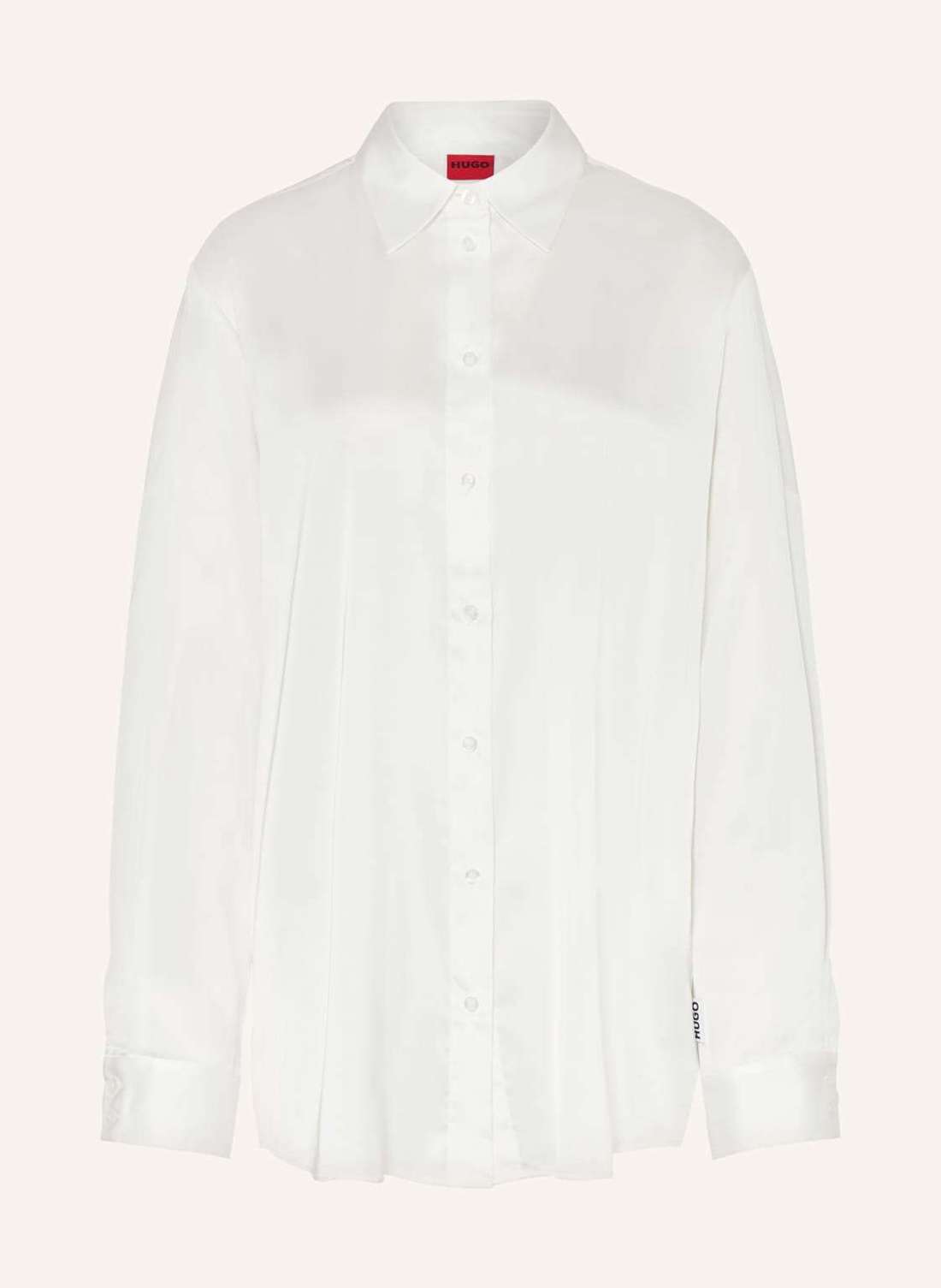 Атласная блузка-рубашка ECOSY