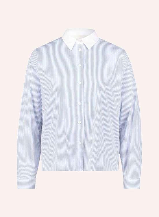 Блузка-рубашка с драгоценными камнями