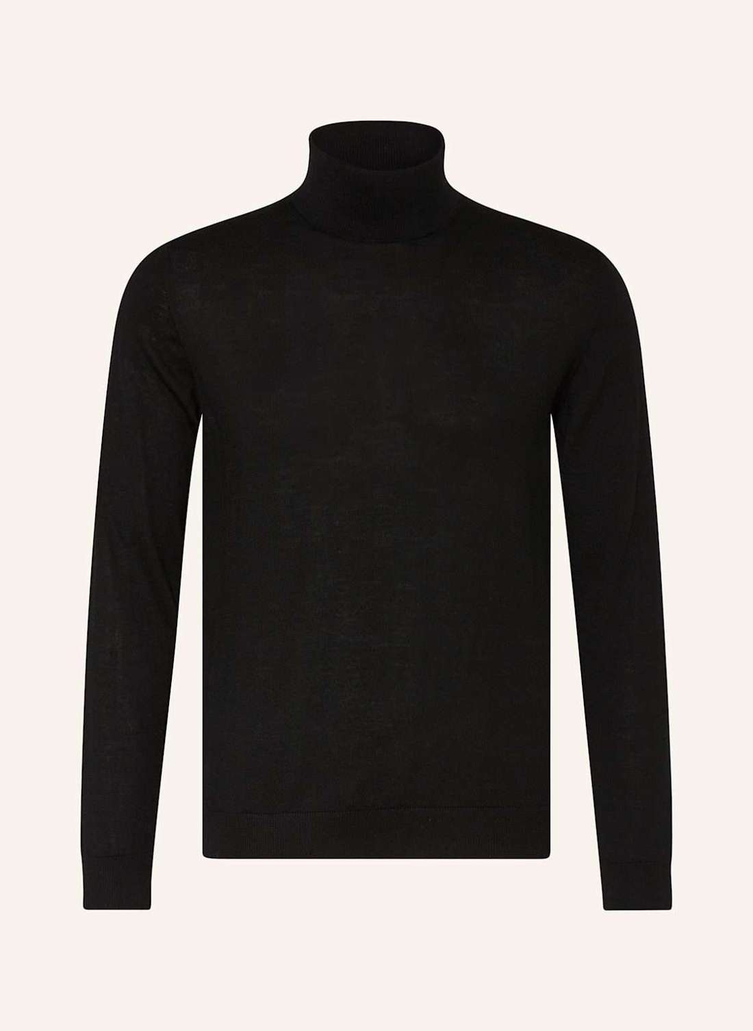 Пуловер с высоким воротником