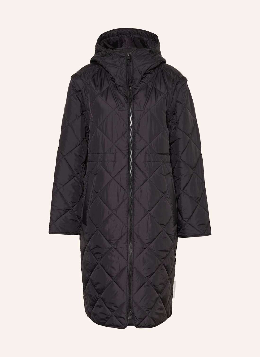 Парка со съемными рукавами