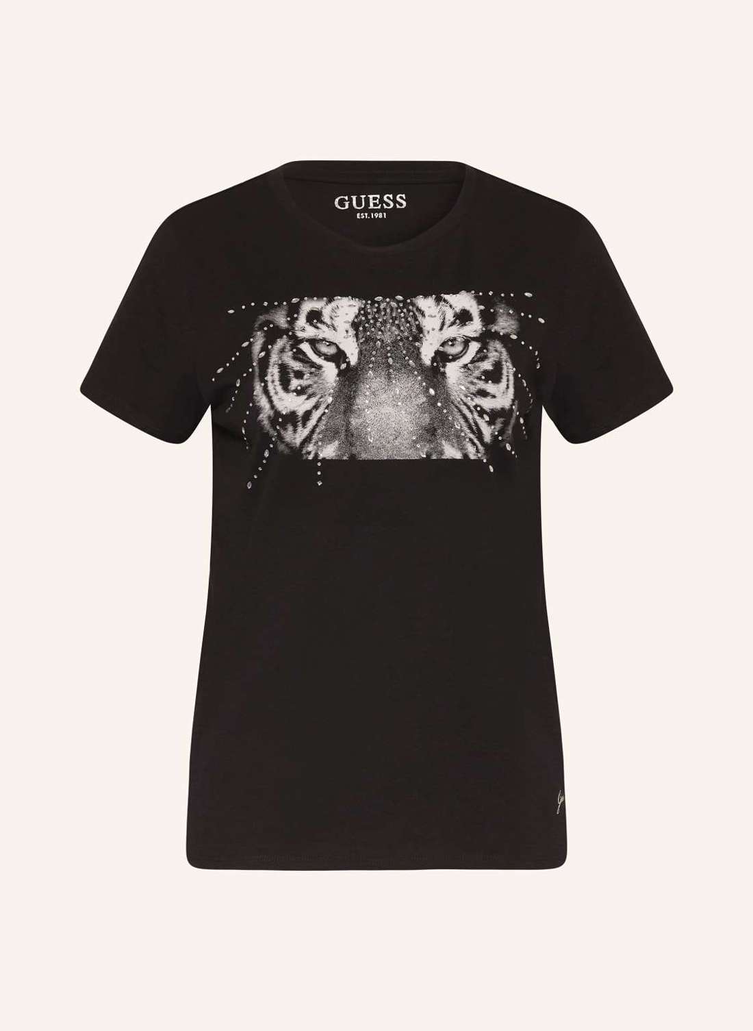 Футболка с драгоценными камнями TIGER EYES