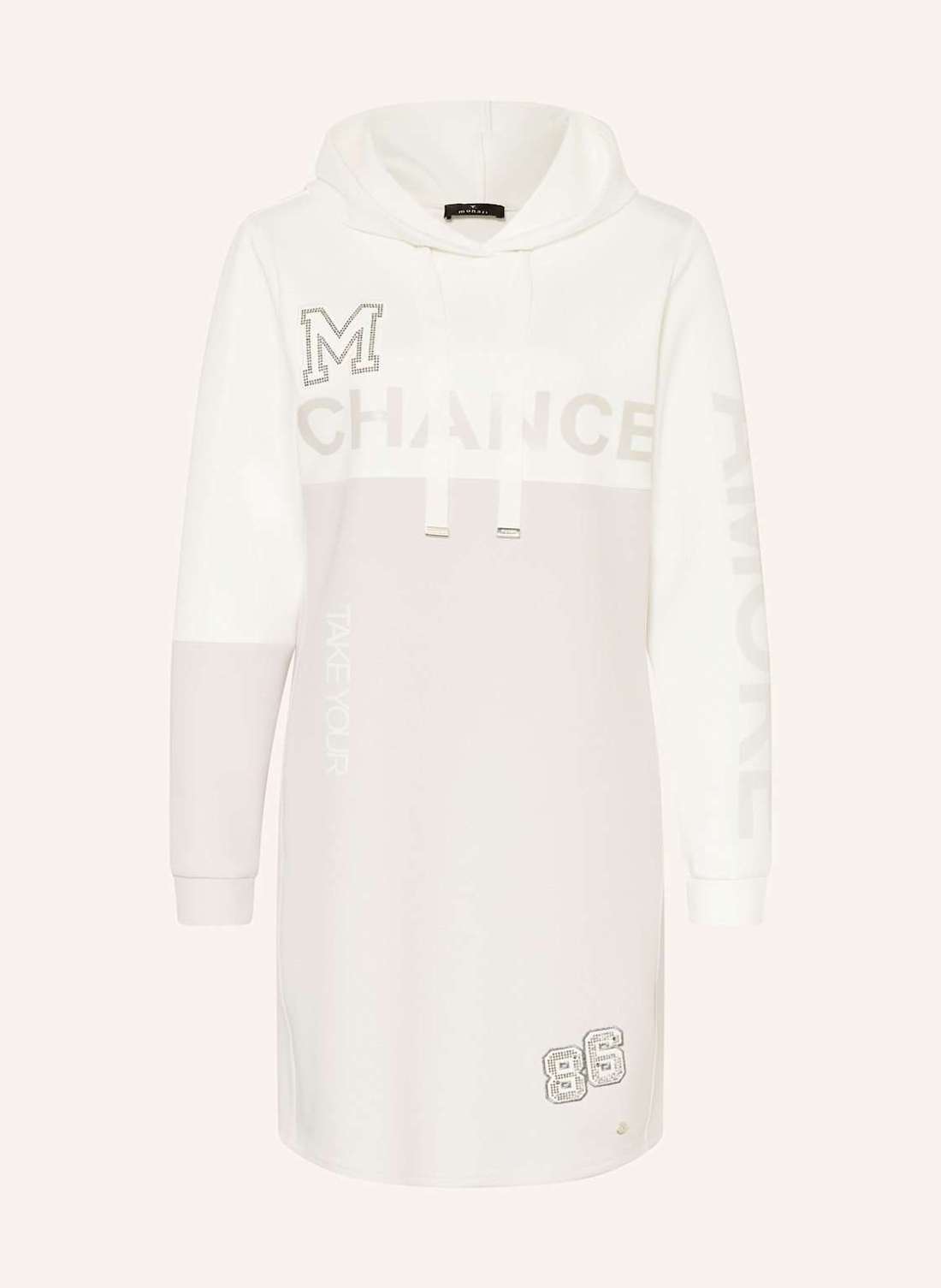 Платье-свитшот с драгоценными камнями