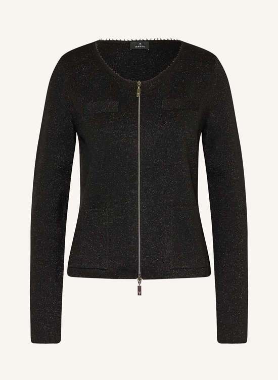 Кардиган из блестящей пряжи