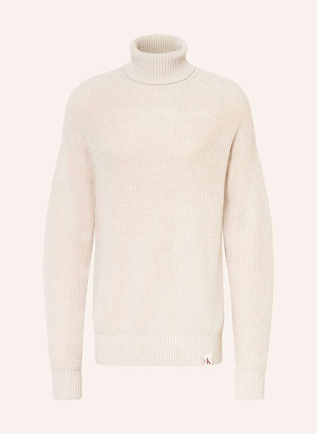 Пуловер с высоким воротником