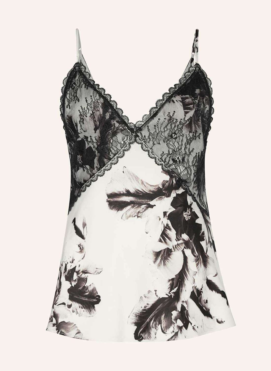 Атласный топ с кружевом IMMY