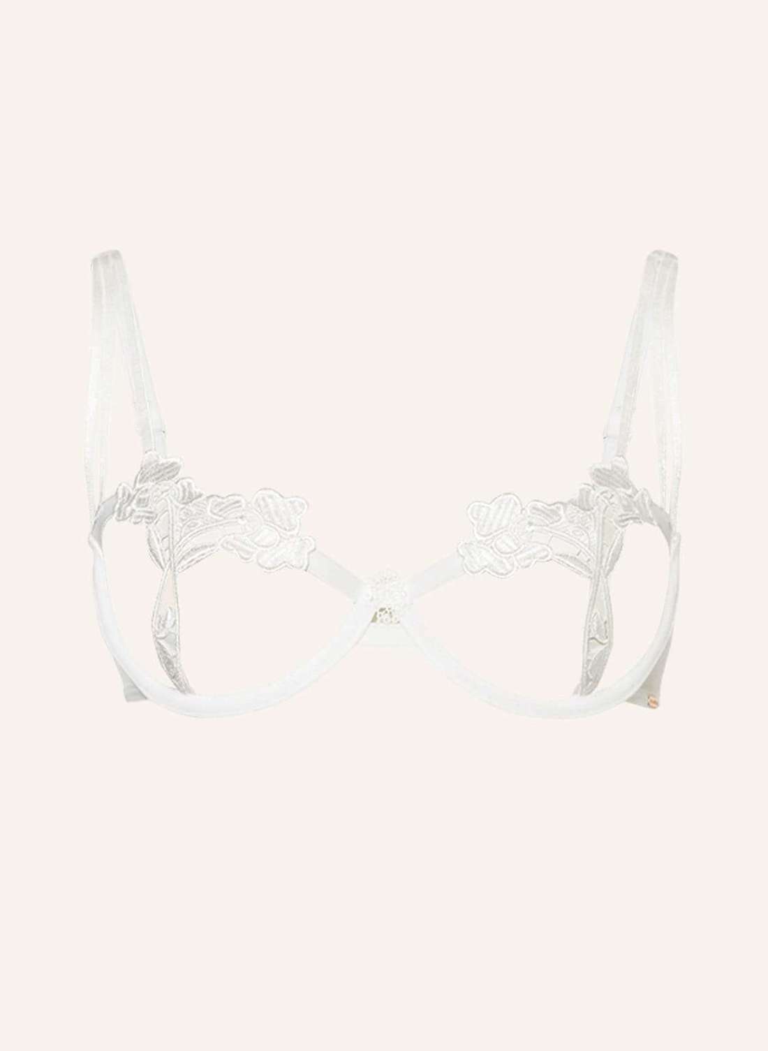 Открытый бюстгальтер на косточках NOVA