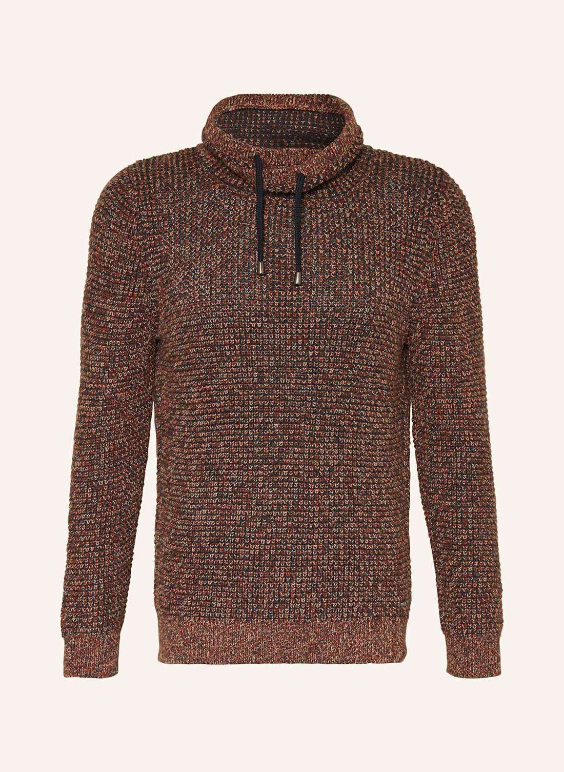 Вязаная толстовка с капюшоном