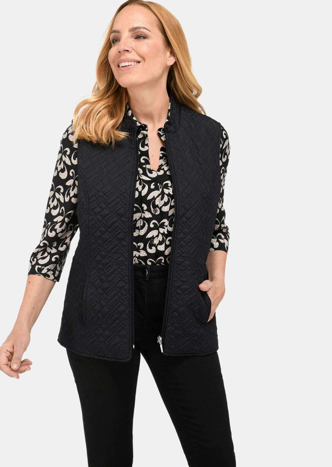 Стеганый жилет с легкой подкладкой