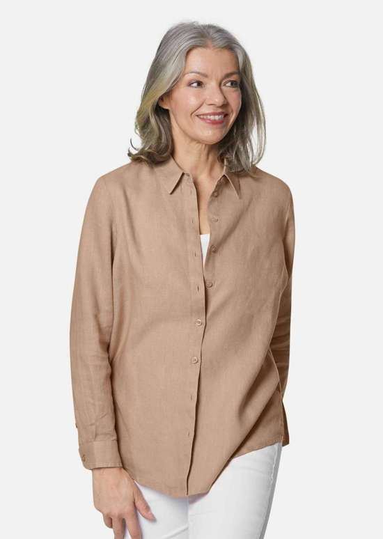 Льняная блузка