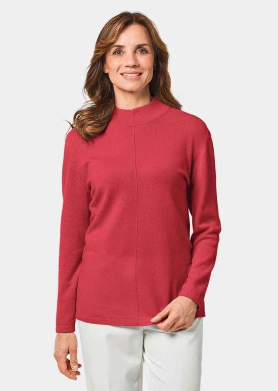 Приятный мягкий кашемировый свитер с воротником