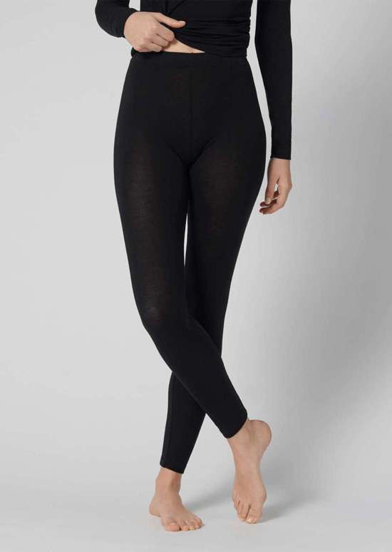 Подкладка леггинсов из шерсти мериноса.