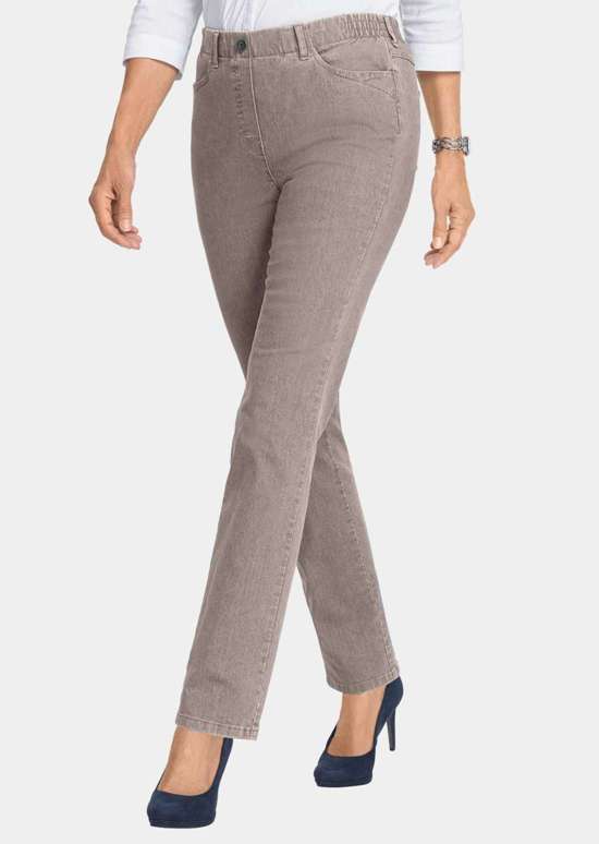 Элегантно декорированные джинсовые брюки MARTHA