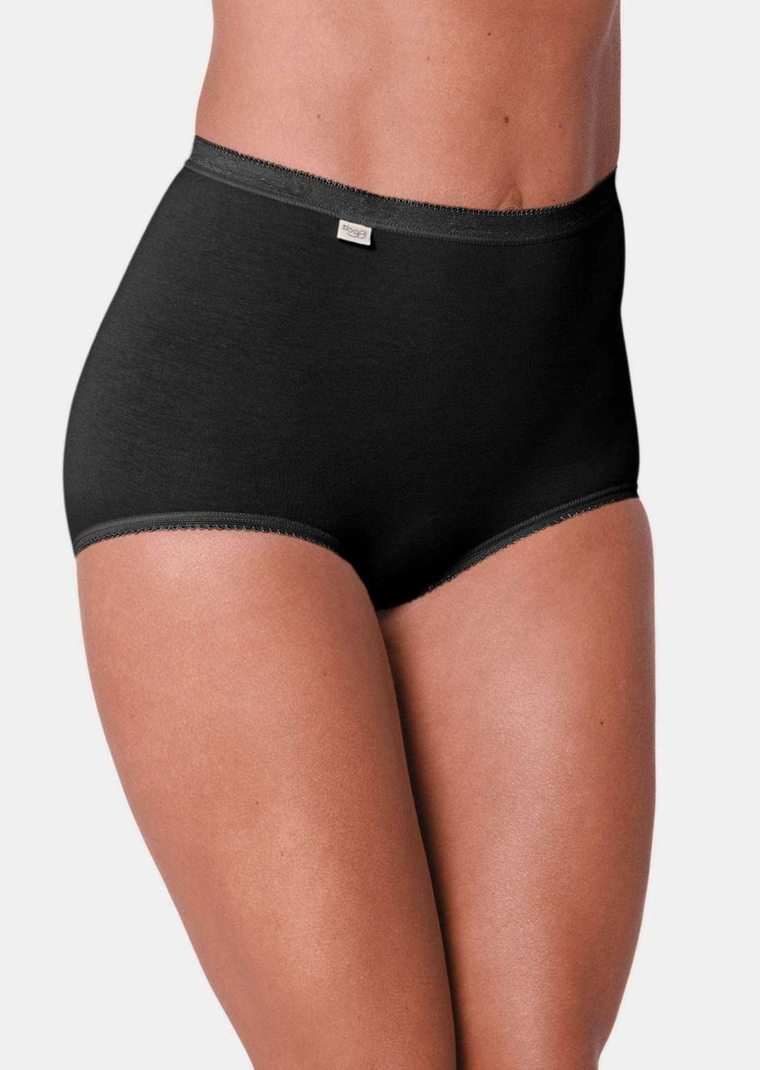 Двойная упаковка хлопковых трусов на талии