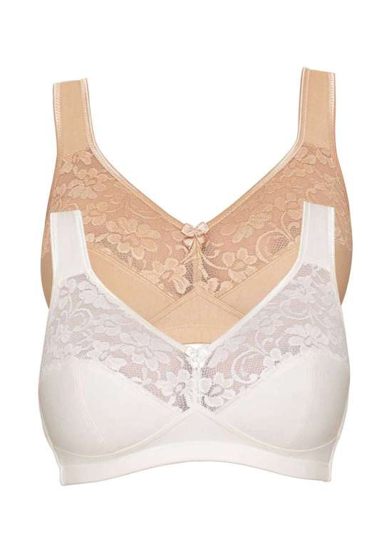 Двойной бюстгальтер с удобными бретелями.