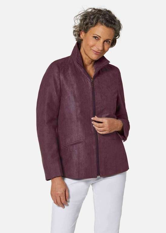 Легкая в уходе куртка из искусственной кожи