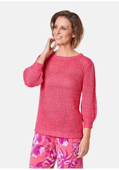 Женственный свитер сетчатого типа с пайетками.