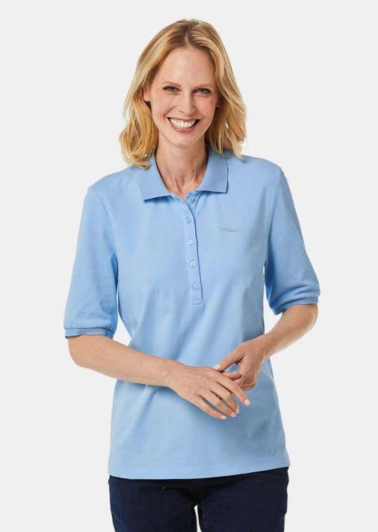 Рубашка-поло из высококачественного пике.