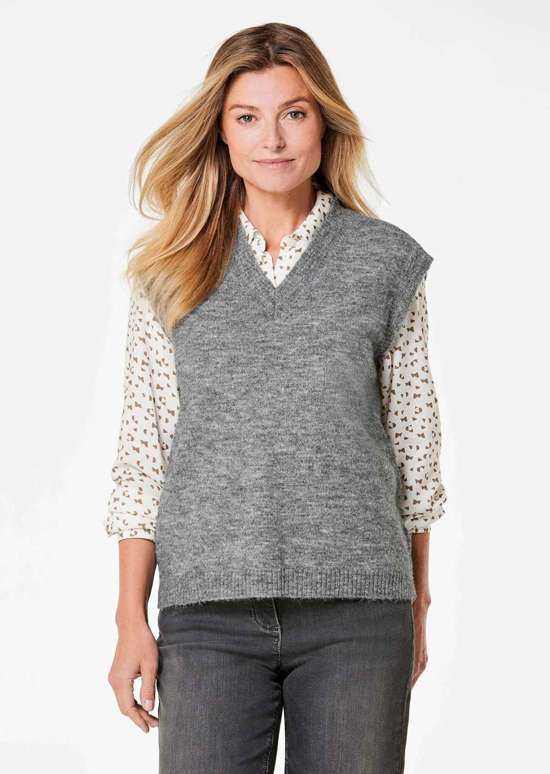 Вневременной универсальный жилет-свитер