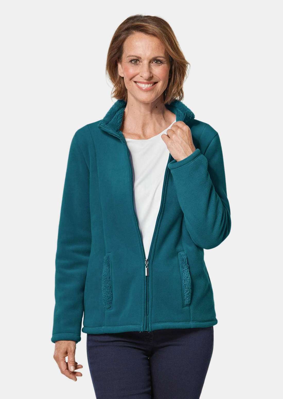 Приятная мягкая флисовая куртка