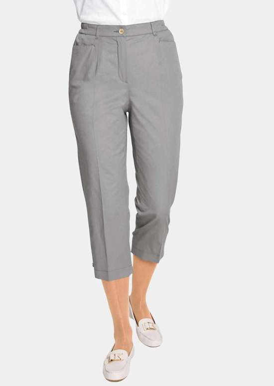 Брюки длиной 3/4 Carla из высококачественного хлопка пима.