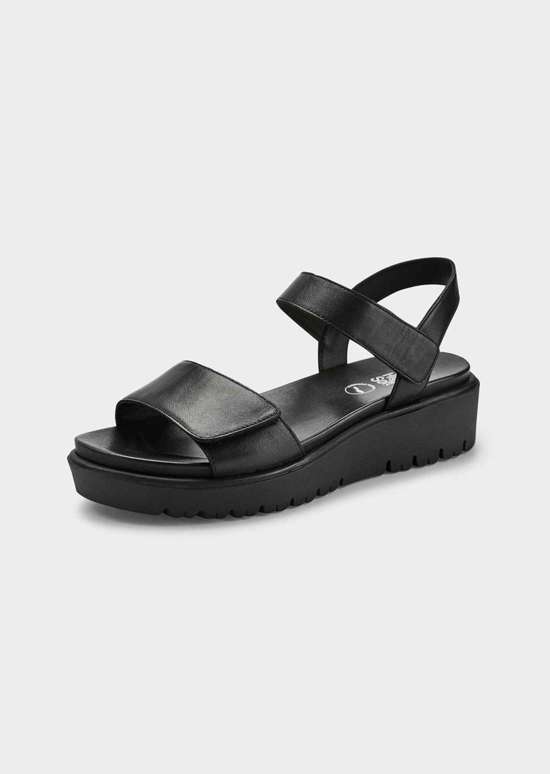 Сандалии с регулируемым ремешком на липучке.