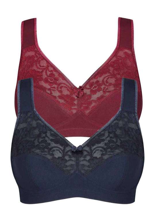 Двойной бюстгальтер с удобными бретелями.