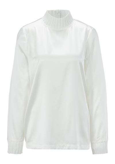 Блузка-рубашка из тонкого шелкового трикотажа
