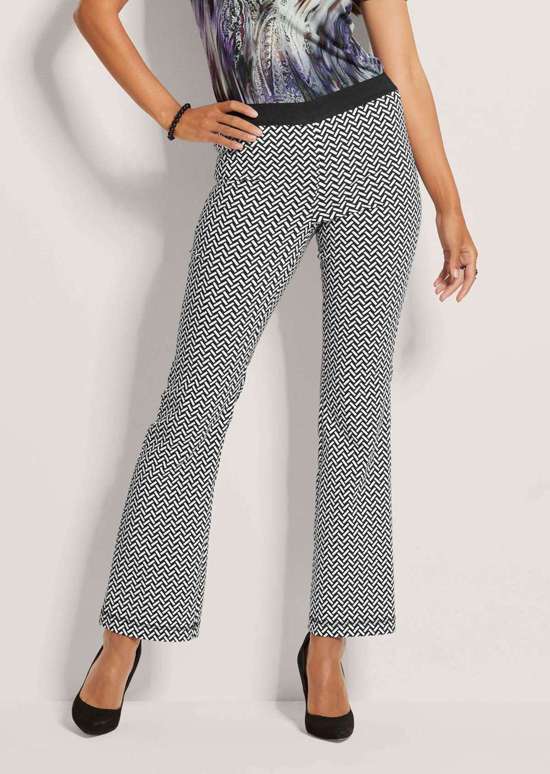 Расклешенные брюки-слипоны