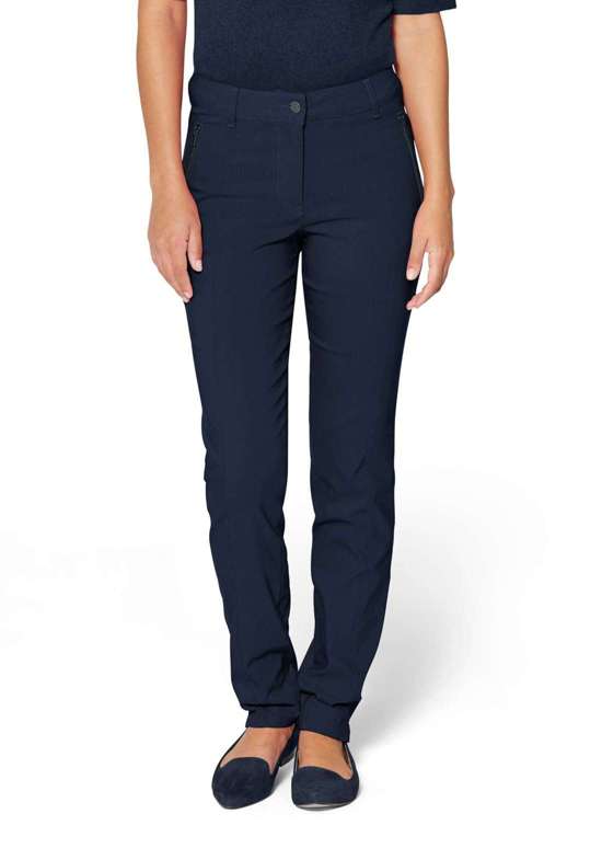 Узкие брюки с карманами на молнии