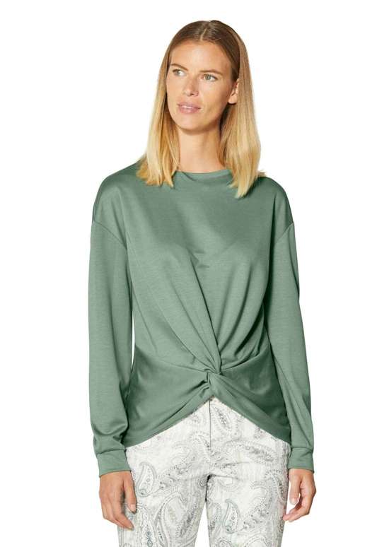 толстовка с драпировкой и узлом