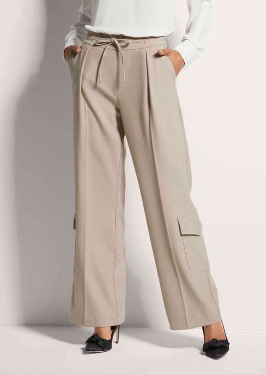 Брюки-карго без застежки