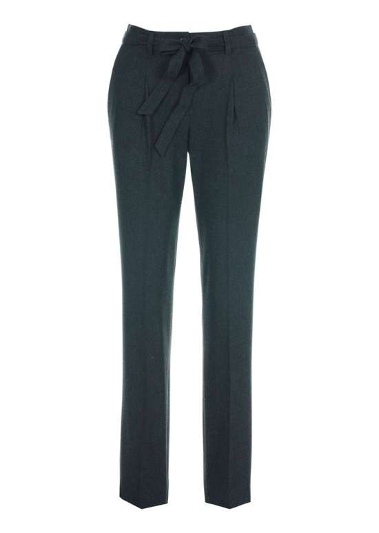 Брюки со складками длиной до щиколотки