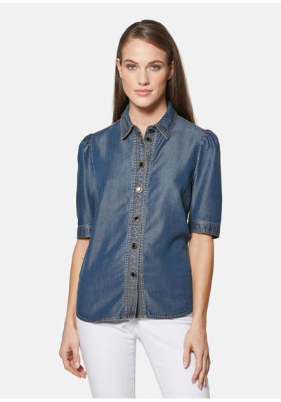 Блузка с полурукавами в джинсовом стиле
